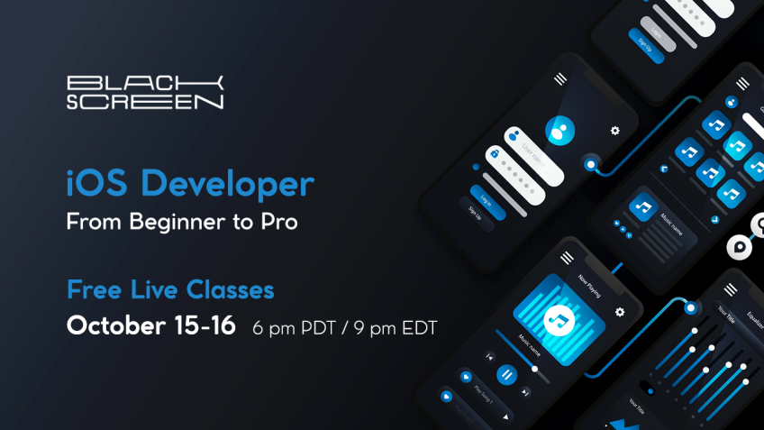 iOS Developer in English. Join Free Live Classes: October 15-16
