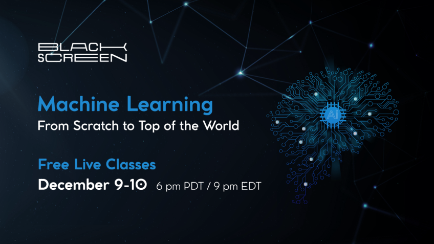 Machine Learning in English. Join Free Live Classes: December 9-10