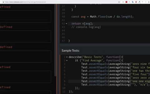 Решение задач Codewars: String average