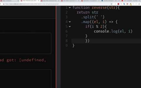 Решение задач Codewars: Reverse every other word in the string