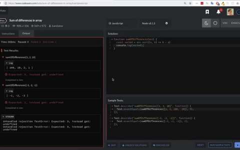 Задача Codewars Sum of differences in array