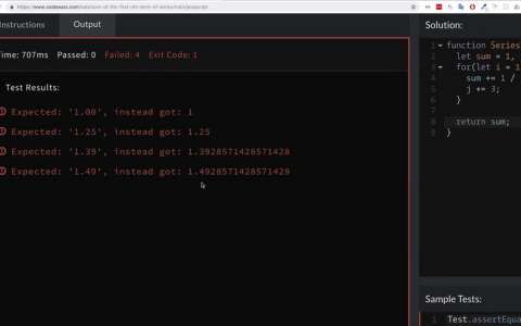 Решение задач Codewars: Sum of the first nth term of Series