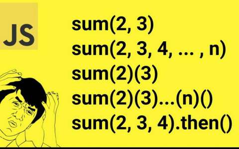 НЕСКУЧНАЯ СУММА в JavaScript. // Rest operator, Currying, Promise