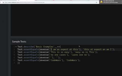Решение задач Codewars: Reversing Words in a String